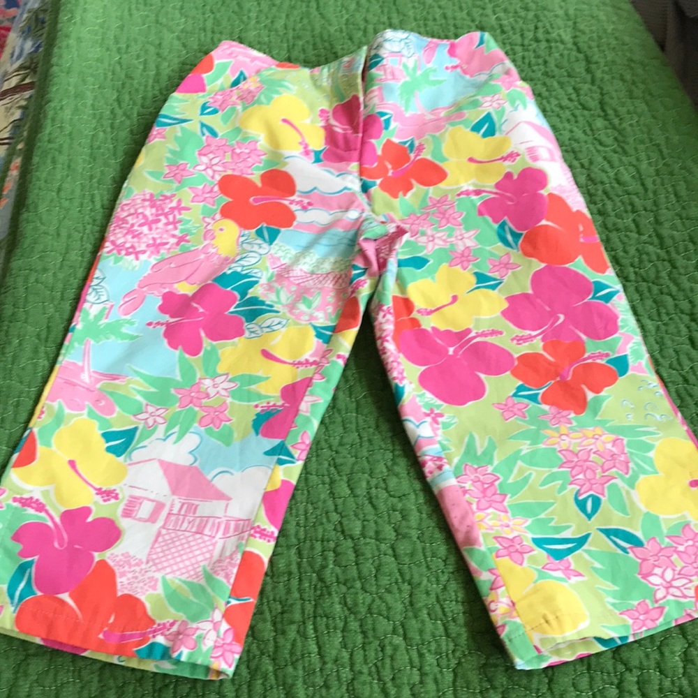 Lilly Pulitzer Kids Casual Floral Pants